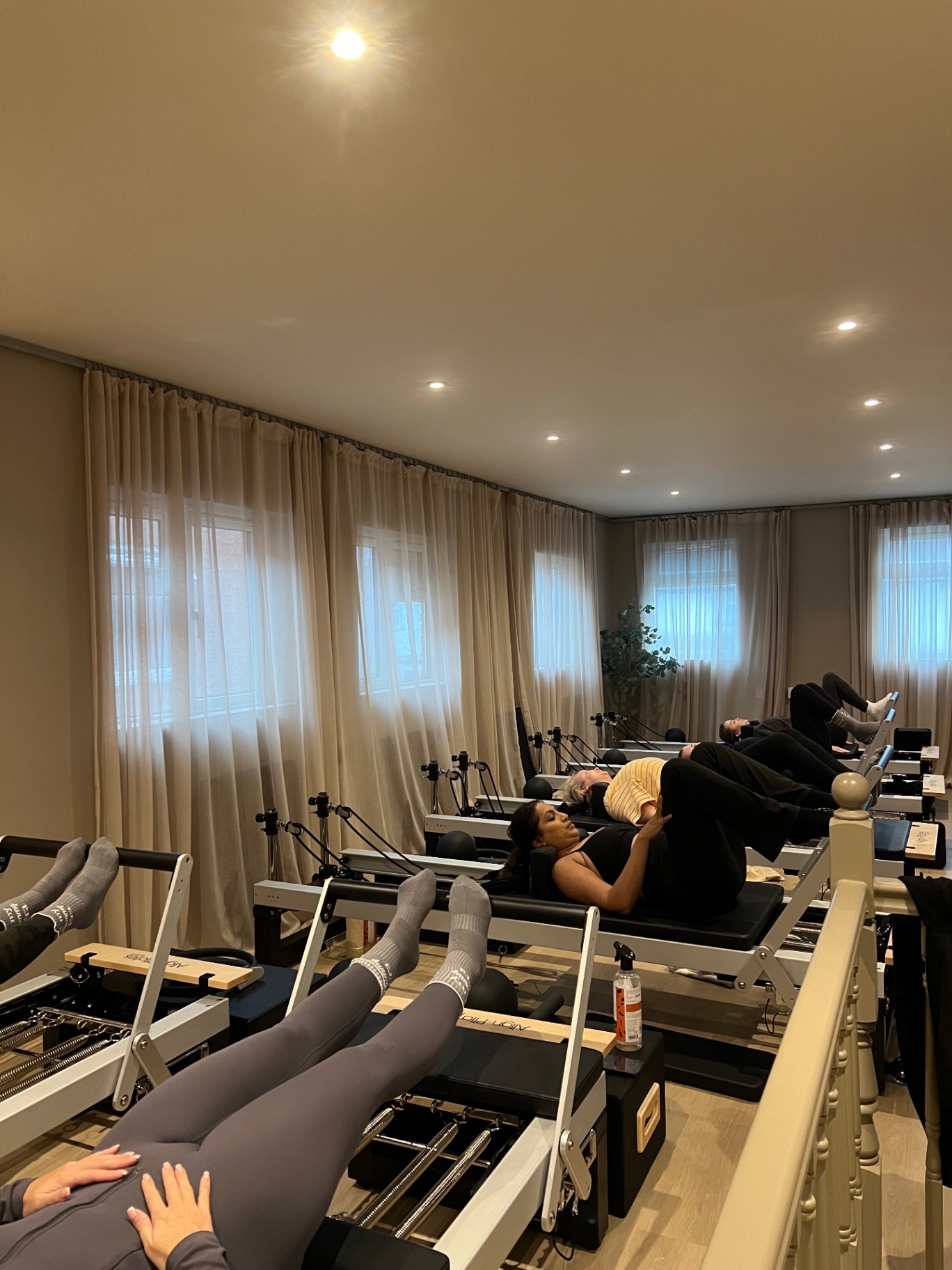 Reformer Pilates moment
