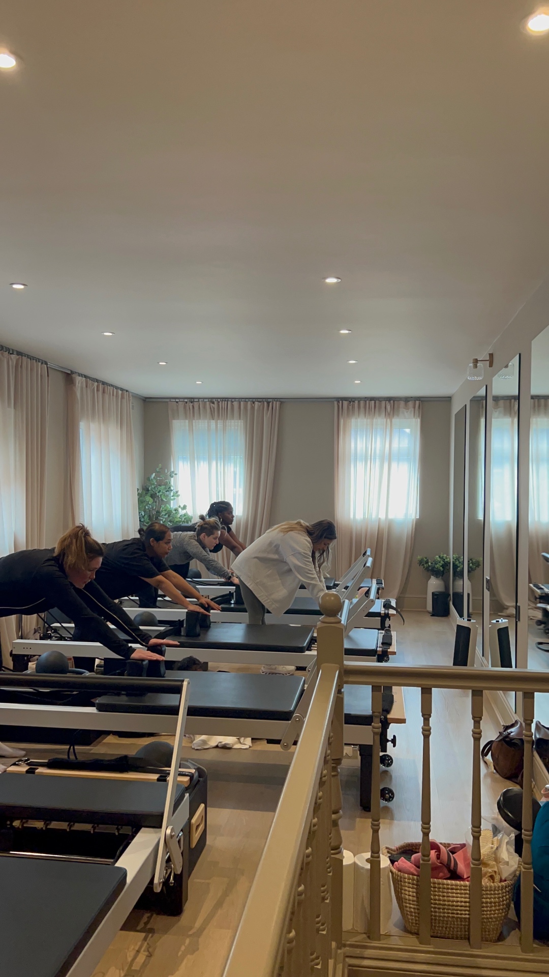 Reformer Pilates moment