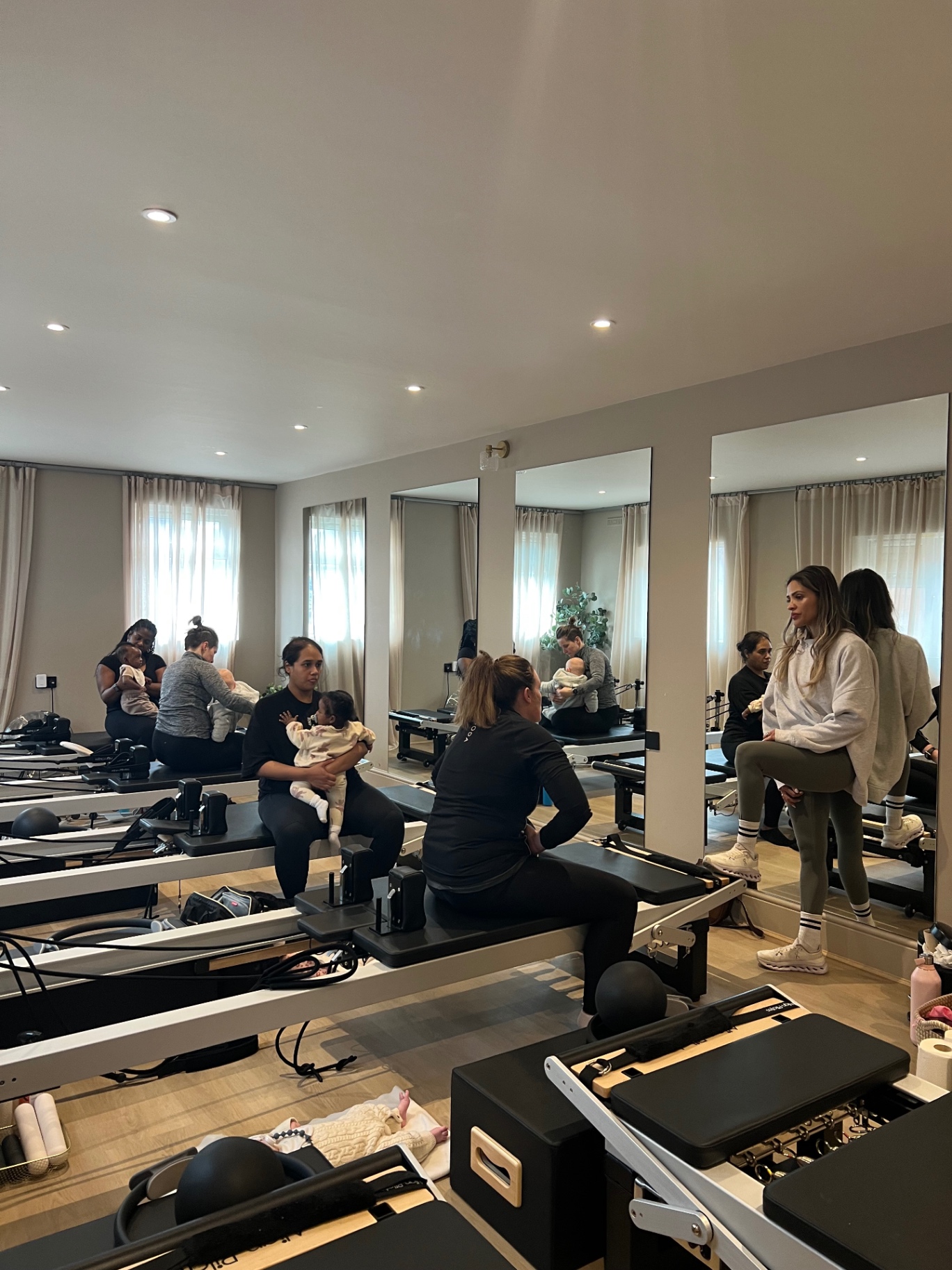 Reformer Pilates moment
