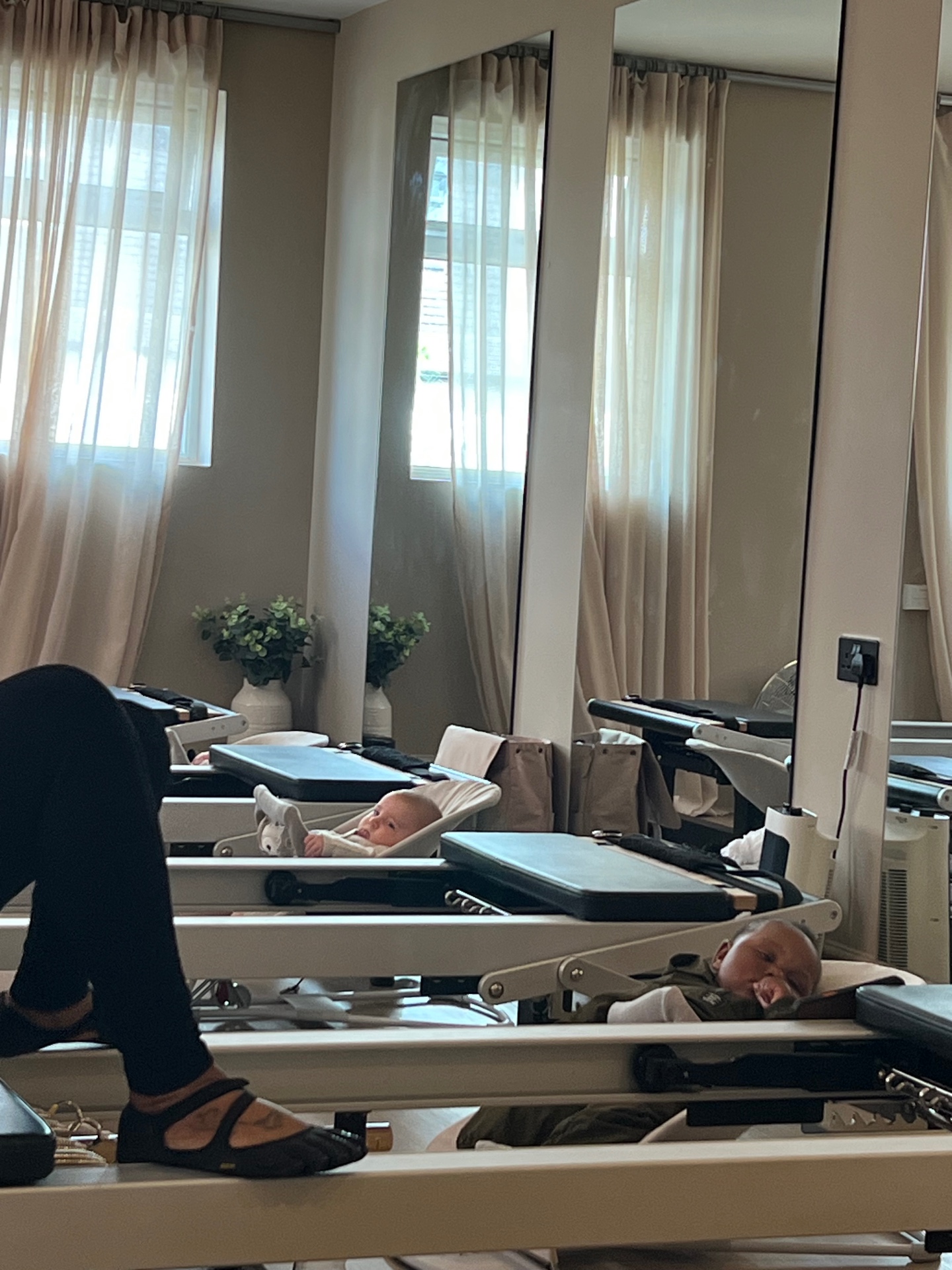 Reformer Pilates moment